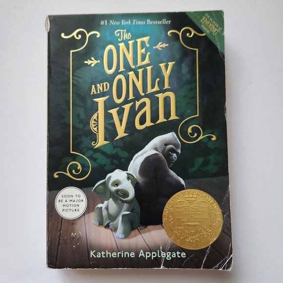 The One And Only Ivan Paperback Book By Katherine Applegate Newbery Medal Winner - Picture 1 of 8